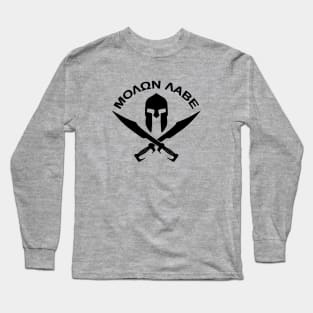 Mod.19 Molon Labe Greek Spartan Long Sleeve T-Shirt